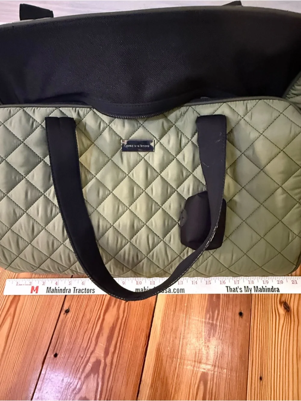 Maxbone Quilted Dog Sport Carrier Bag Olive Green EUC Airline Approved